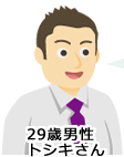 29歳男性 トシキさん
