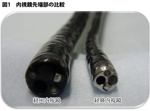 図1　内視鏡先端部の比較